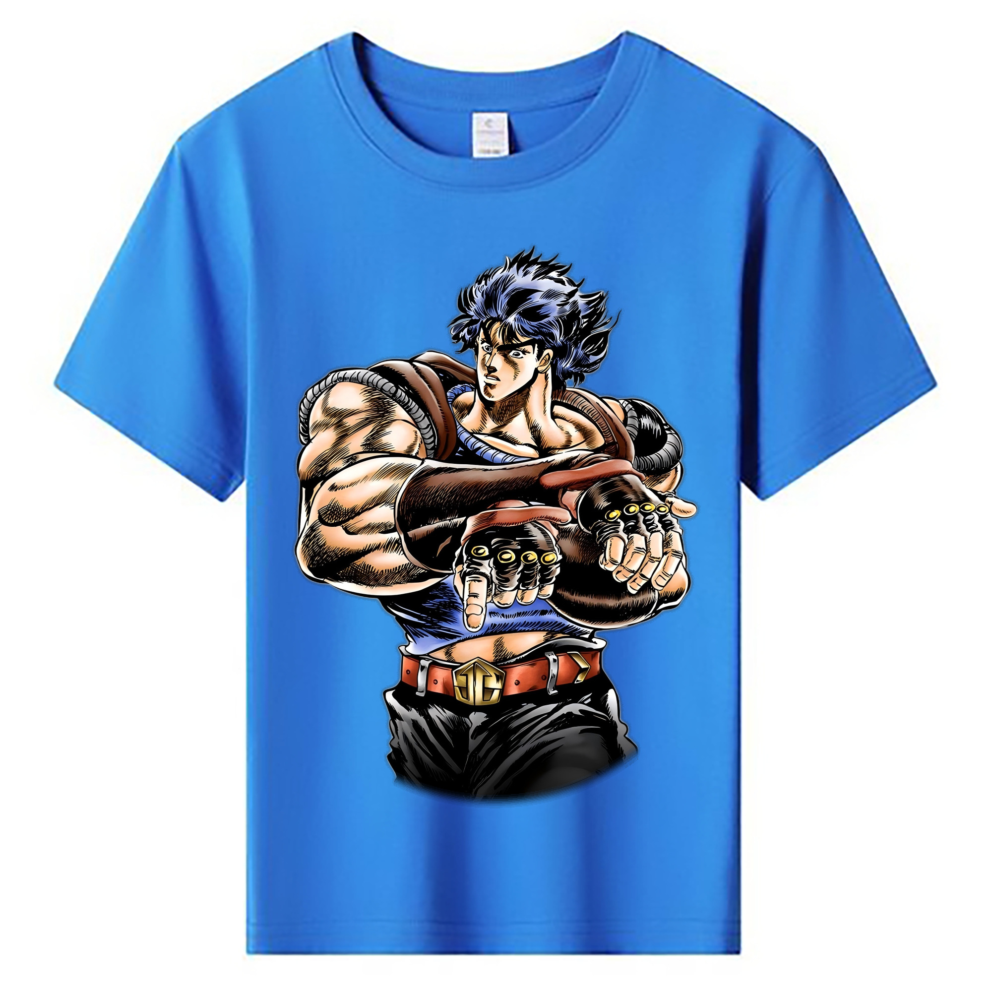 （画像用） ジョジョの奇妙な冒険 /ジョナサン?ジョースター JoJo's Bizarre Adventure Jonathan Joestar 綿100％キッズTシャツ（フロントプリント）